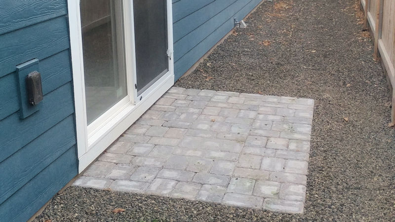 Patio Made From Pavers