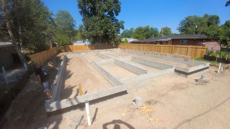 Stem Wall Foundation Completed