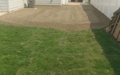 Dry Well and Crushed Pea Gravel Driveway