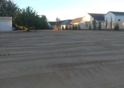 Grading Base for Gravel Driveway from Existing Fill