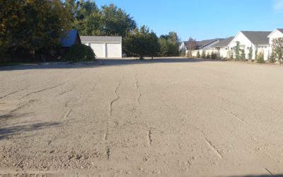 Land Grading for Truck Parking Area
