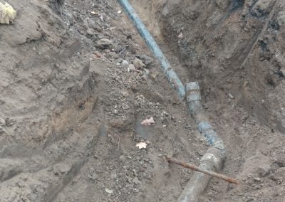 Sewer Pipe Exposed