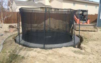 Sunken Trampoline and Dry Well